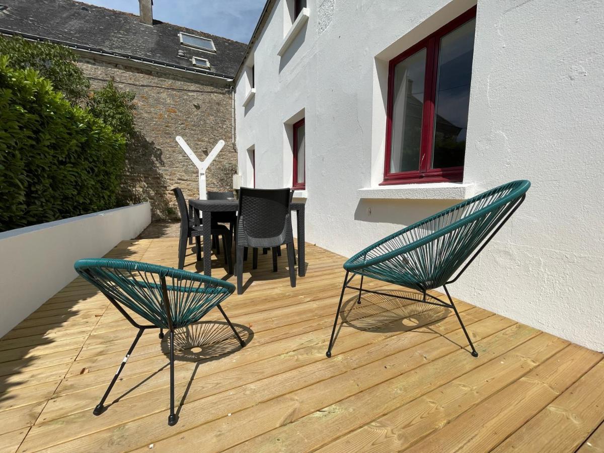Longere Entre Terre Et Mer - Per Pradiguen Villa Theix Exterior foto